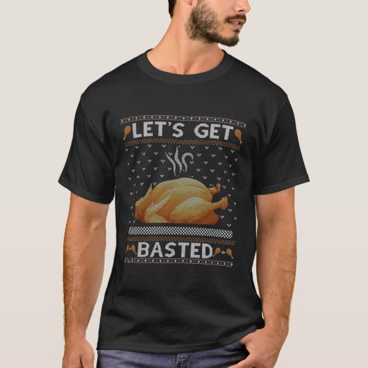 Laten we de lelijke Thanksgiving van de geroofde H T-shirt (Voorkant)