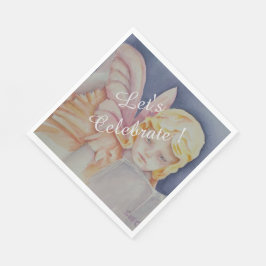 Laten we de lezing vieren servet