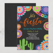 Laten we de Mexicaanse Cactus van Fiesta Baby show Kaart (Voorkant / Achterkant)