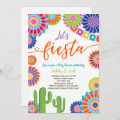 Laten we de Mexicaanse Cactus van Fiesta Baby show Kaart (Voorkant / Achterkant)