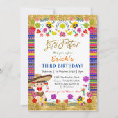 Laten we de Mexicaanse uitnodiging van het Kind Fi (Voorkant)