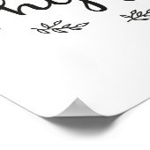 Laten we de moderne lettertekens uitzetten poster (Hoek)