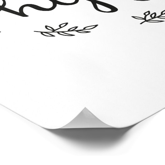 Laten we de moderne lettertekens uitzetten poster (Hoek)