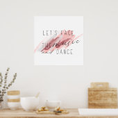 Laten we de muziek- en dans-prijsopgave bekijken poster (Keuken)