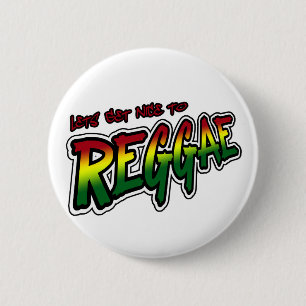 Laten we de muziek van REGGAE Dub Dubstep Reggae l Ronde Button 5,7 Cm
