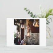 Laten we de NIGHT INVITATIE VERLICHTEN Kaart (Staand voorkant)