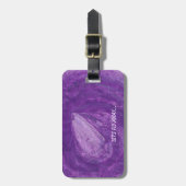 Laten we de Paarse ruimtevaartLabels van de Lavend Bagagelabel (Voorkant verticaal)