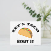 Laten we de Periode van de Taco het Briefkaart (Staand voorkant)