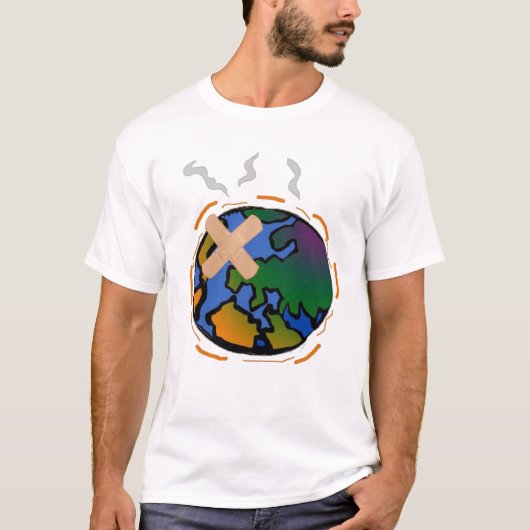 Laten we de planeet beschermen t-shirt (Voorkant)
