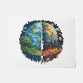 Laten we de planeet niet vernietigen deurmat (Voorkant)