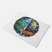 Laten we de planeet niet vernietigen deurmat (Schuin)