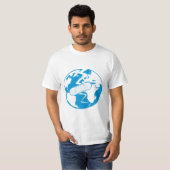 Laten we de planeet redden t-shirt (Voorkant volledig)