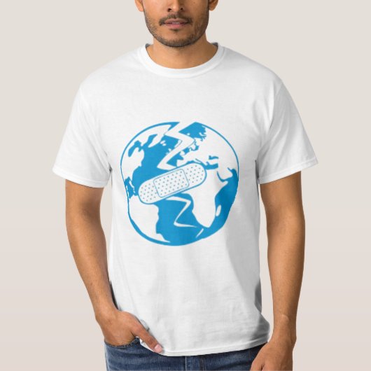 Laten we de planeet redden t-shirt (Voorkant)