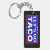 Laten we de politieke humor van Taco gebruiken Sleutelhanger (Voorkant Links)
