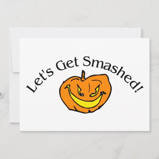 Laten we de Pompoen Vermorzelen (Voorkant)