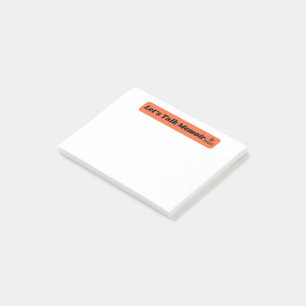 Laten we de post-it notities van memoires bespreke post-it® notes