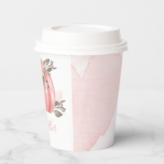 Laten we de Pumpkin Pumpkin Peony Cup geven Papieren Bekers (Links)