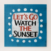 Laten we de puzzel van de zonsondergang bekijken legpuzzel (Verticaal)