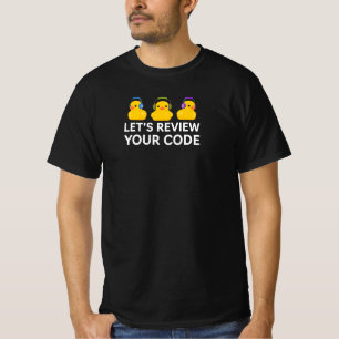 Laten we de Review van uw code Grappige Rubber Duc T-shirt