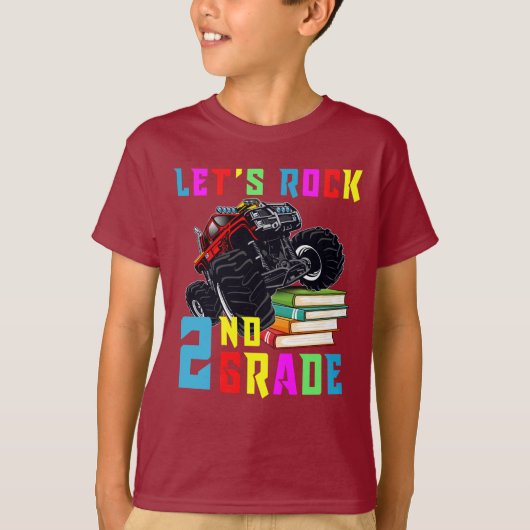 LATEN WE DE ROCK 2e GRADE Cool Truck T-shirt (Voorkant)