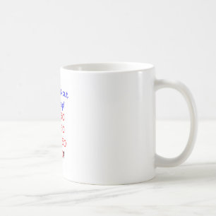 Laten we de rommel snijden, ik kijk 50! koffiemok