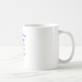 Laten we de rommel snijden, ik kijk 50! koffiemok