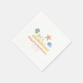 Laten we de Schelpfeest Bruidssalon vieren Servet (Hoek)