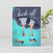 Laten we de schoenen uitzetten van Funny Halloween Kaart (Staand voorkant)