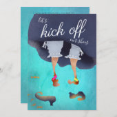 Laten we de schoenen uitzetten van Funny Halloween Kaart (Voorkant / Achterkant)