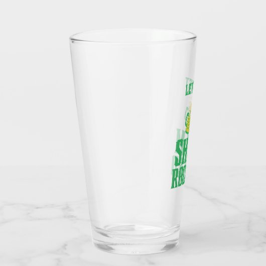 Laten we de Sint Patrick's Day in de schijnwerpers Glas (Rechts)