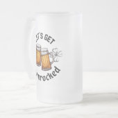 Laten we de Sint Patrick's Day in de schijnwerpers Matglas Bierpul (Voorkant links)