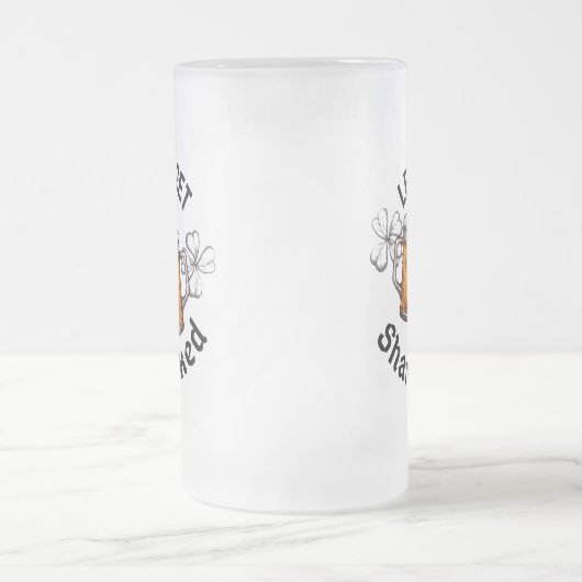 Laten we de Sint Patrick's Day in de schijnwerpers Matglas Bierpul (Center)