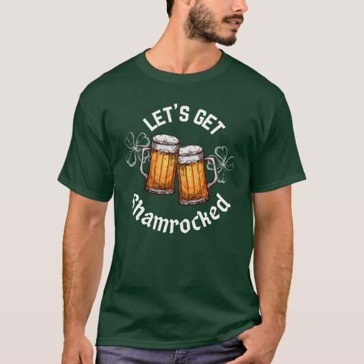 Laten we de Sint Patrick's Day in de schijnwerpers T-shirt (Voorkant)