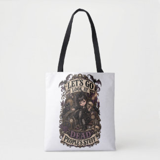 Laten we de spullen van dode mensen bekijken - Vic Tote Bag