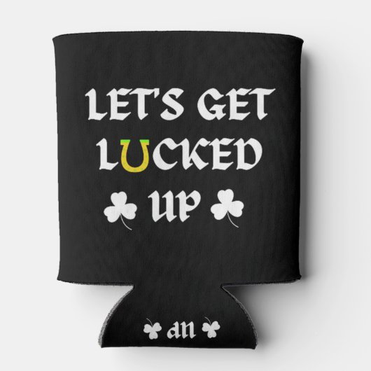 Laten we de St. Patrick's Day opknappen Blikjeskoeler (Achterkant)