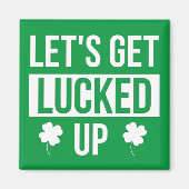 Laten we de St. Patrick's Day opknappen Magneet (Voorkant)