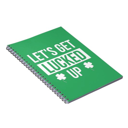 Laten we de St. Patrick's Day opknappen Notitieboek (Rechterzijde)