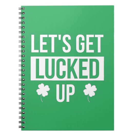 Laten we de St. Patrick's Day opknappen Notitieboek (Voorkant)