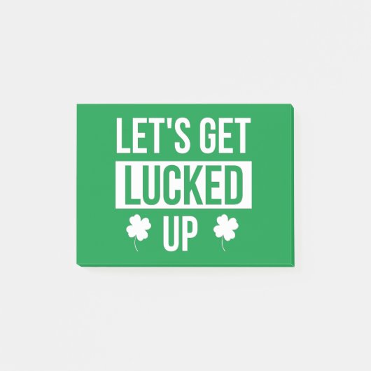 Laten we de St. Patrick's Day opknappen Post-it® Notes (Voorkant)