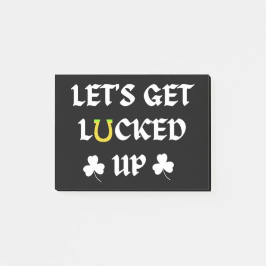 Laten we de St. Patrick's Day opknappen Post-it® Notes (Voorkant)