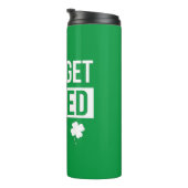 Laten we de St. Patrick's Day opknappen Thermosbeker (Geroteerd rechts)
