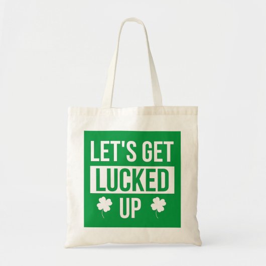 Laten we de St. Patrick's Day opknappen Tote Bag (Voorkant)