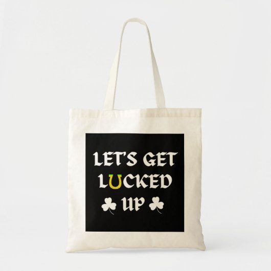 Laten we de St. Patrick's Day opknappen Tote Bag (Voorkant)