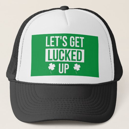 Laten we de St. Patrick's Day opknappen Trucker Pet (Voorkant)