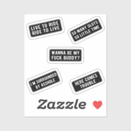 Laten we de Sticker Ride (Black)