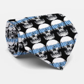 Laten we de Stropdas van de rockschedel doen. (Opgerold)