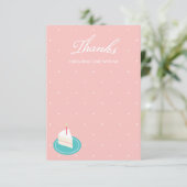 Laten we de tepel eten Dank je wel Kaart (Staand voorkant)