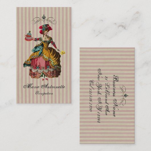 Laten we de tepel eten - Visitekaartjes (Voorkant / Achterkant)