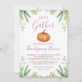 Laten we de Thanksgiving in de herfst van de herfs Kaart (Voorkant)