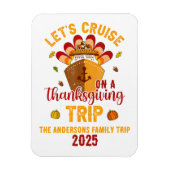 Laten we de Thanksgiving reis cruisen Magneet (Verticaal)